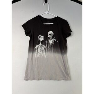 Disney‎ Nightmare Before Christmas Jack & Sally T-Shirt Medium